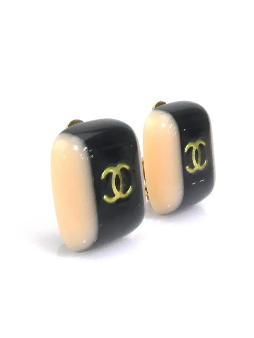 Auth Chanel Cc Logo Clip On Earrings #306946C23B